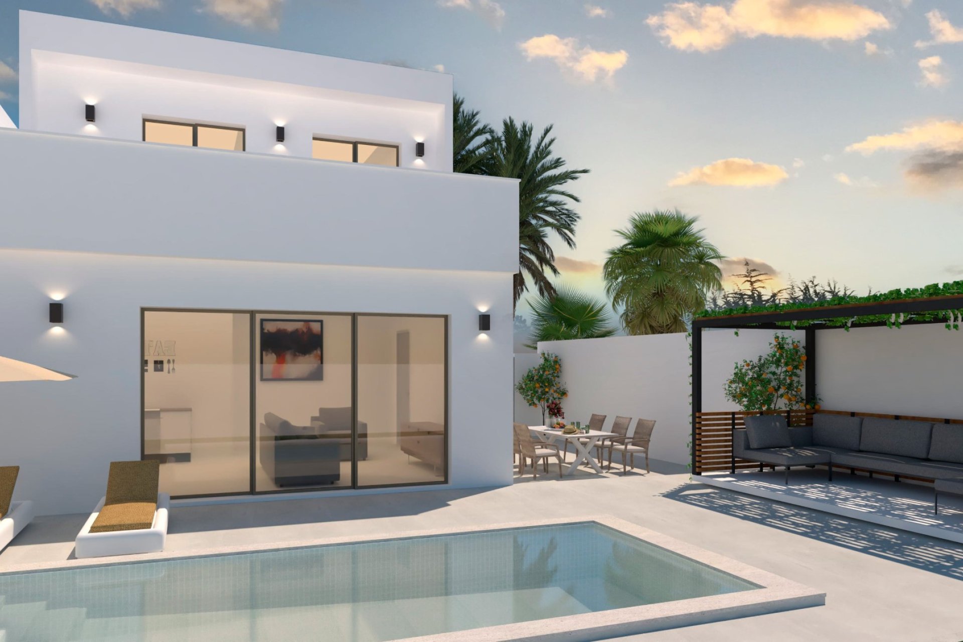 Obra nueva - Adosado -
Orihuela Costa - Cabo roig - La Zenia