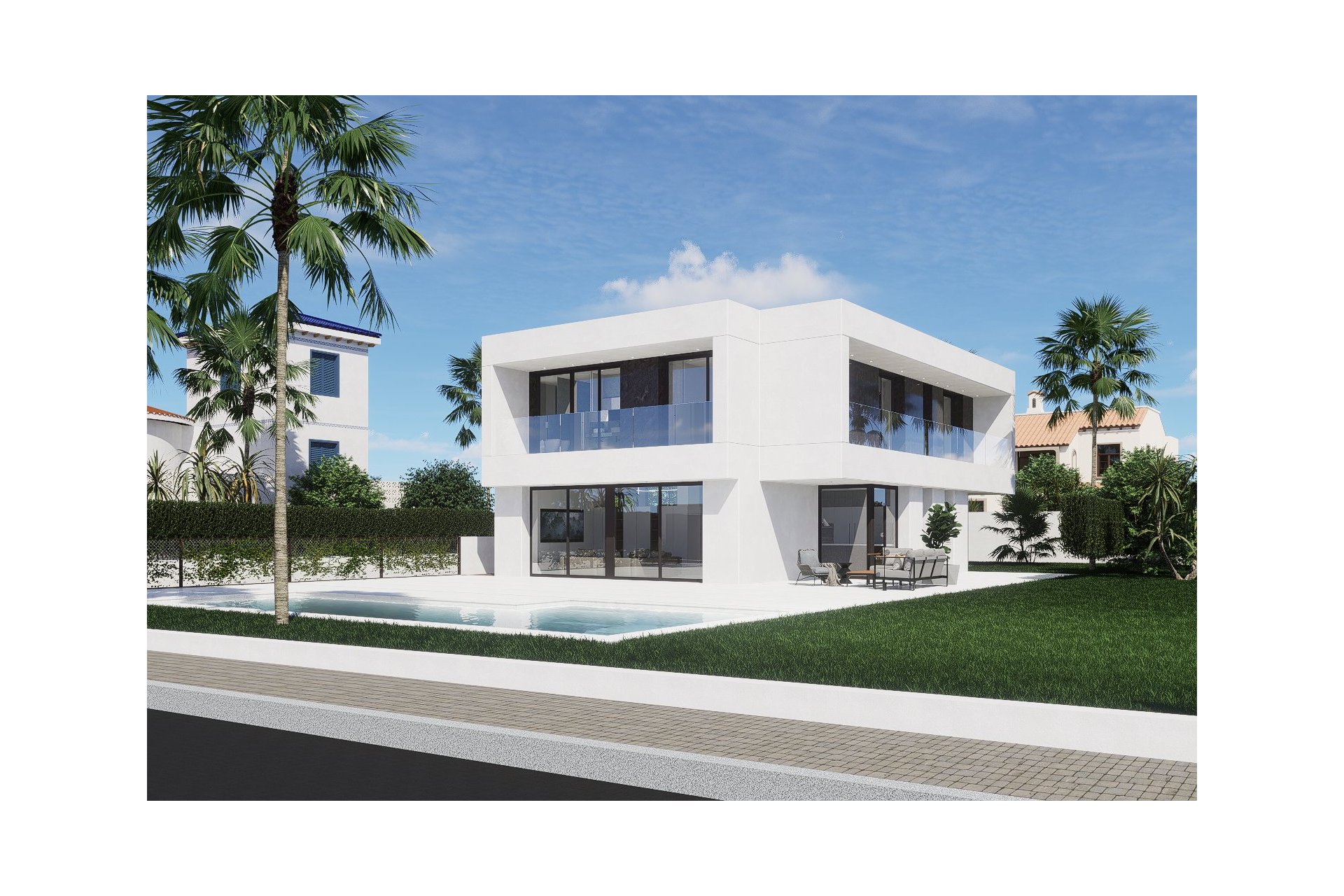 Obra nueva - Chalet independiente -
Orihuela Costa - Cabo roig - La Zenia