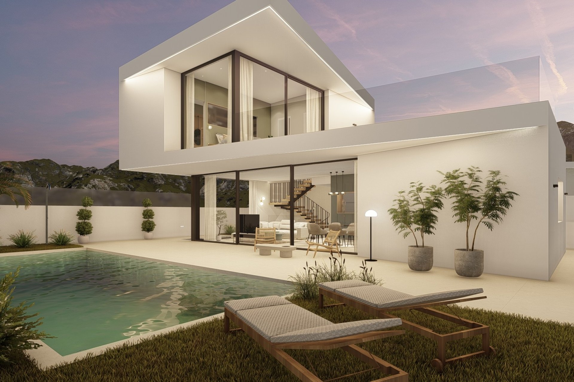 Obra nueva - Chalet independiente -
Polop