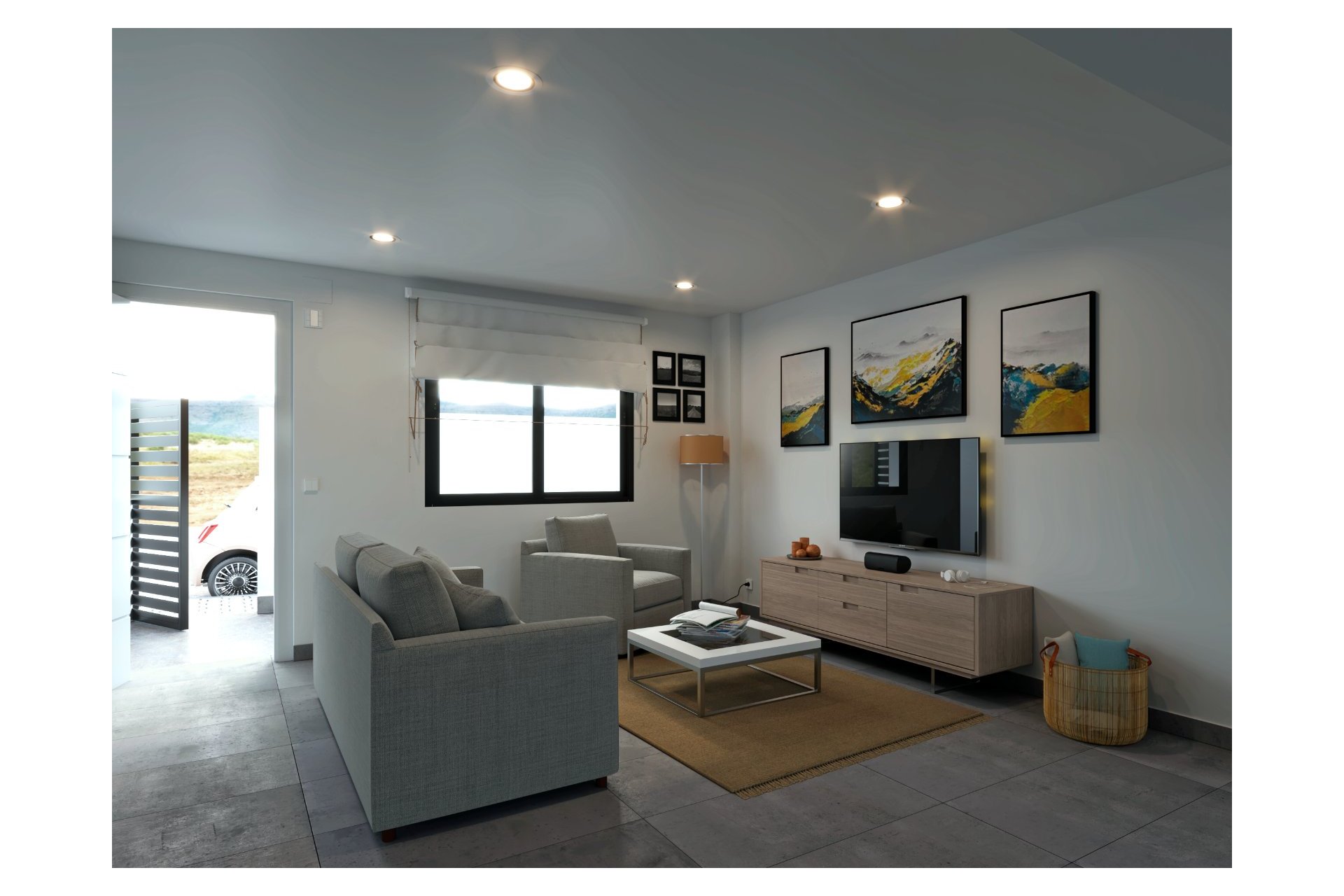 Obra nueva - Villa -
Cartagena - Los Belones