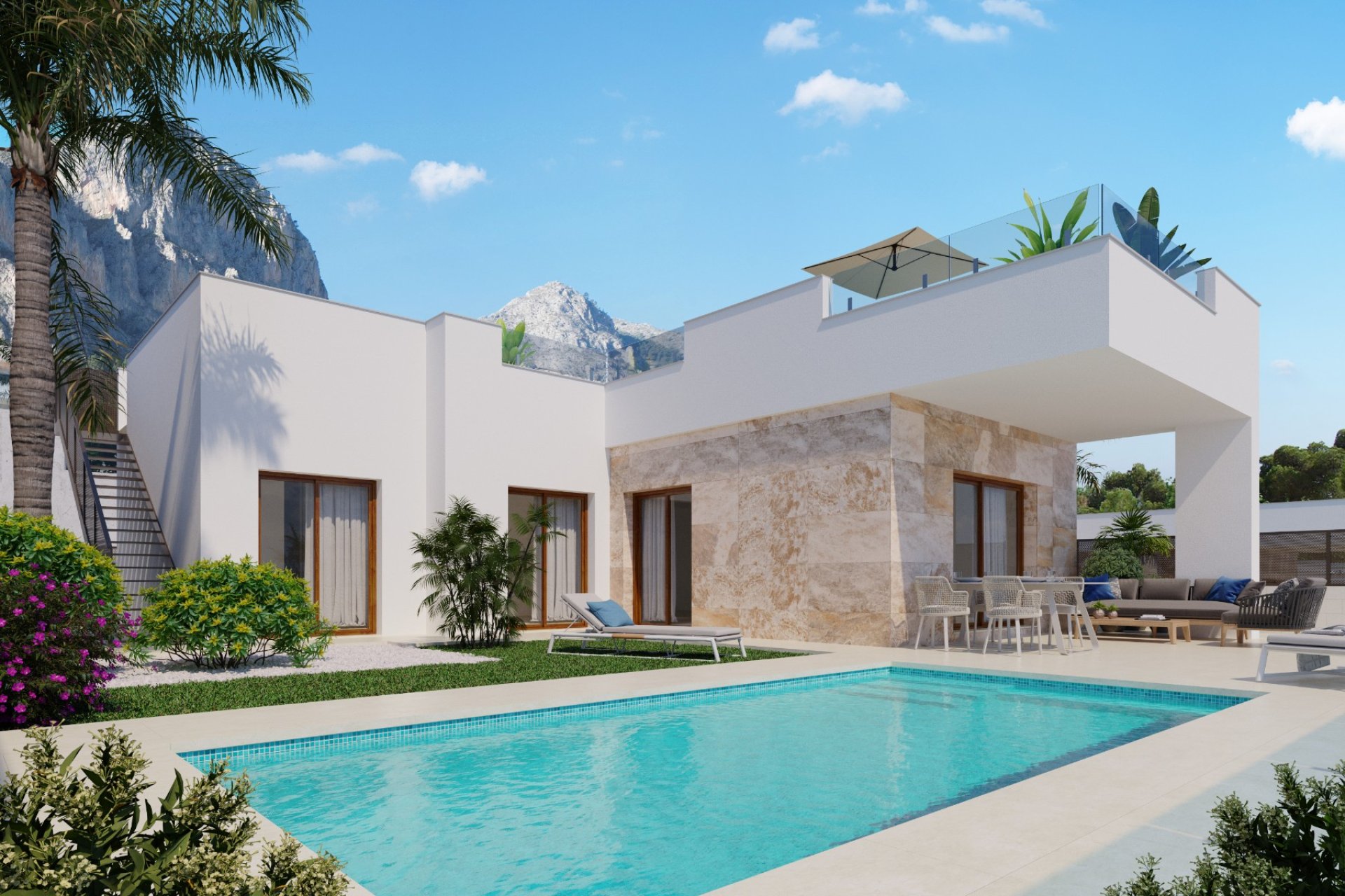 Obra nueva - Villa -
Polop