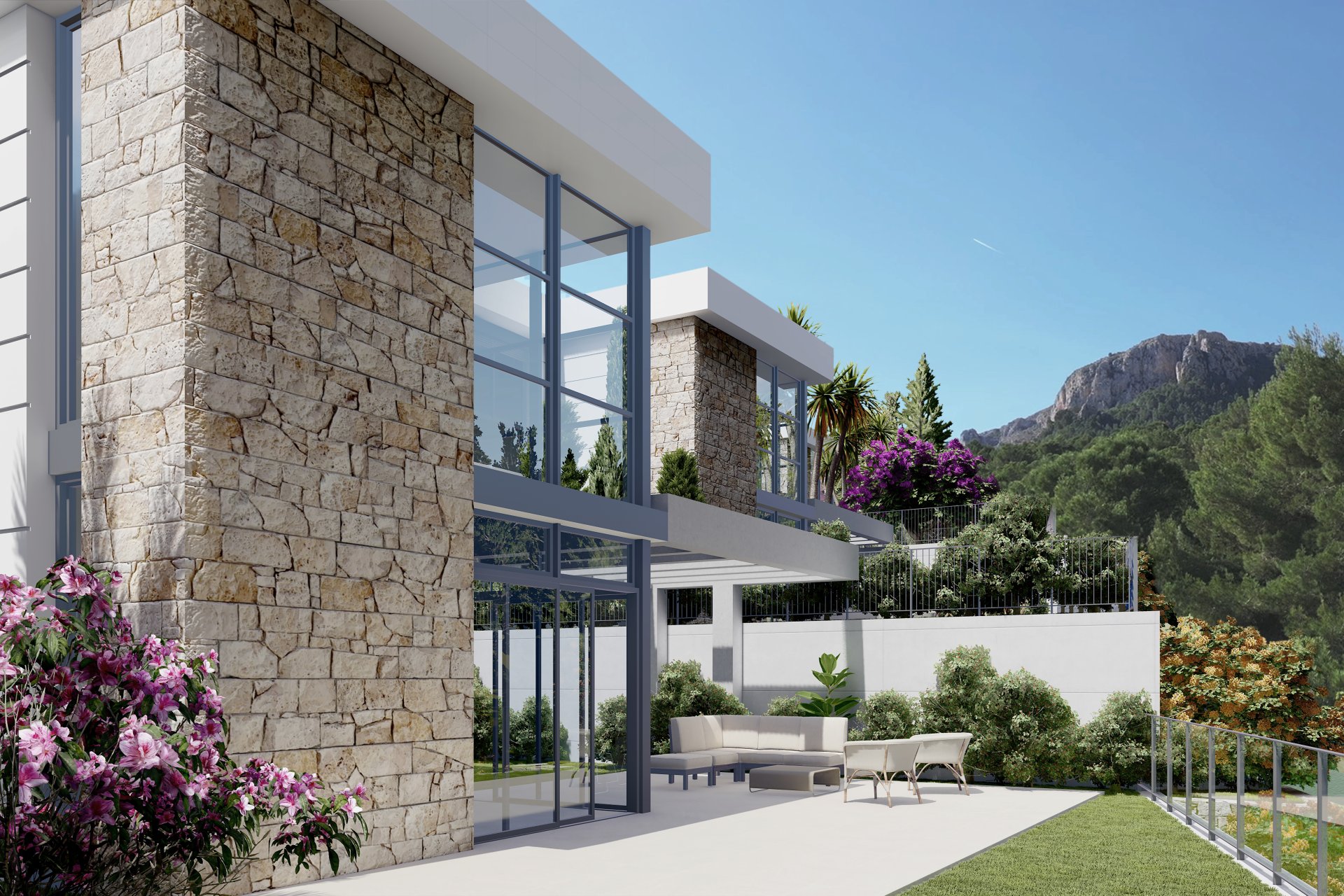 Obra nueva - Villa -
Polop