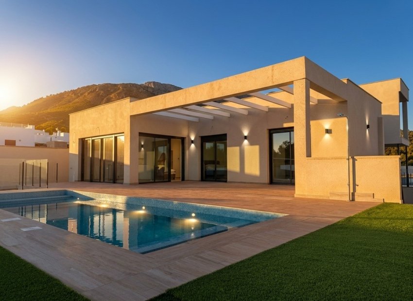 Obra nueva - Villa -
Polop
