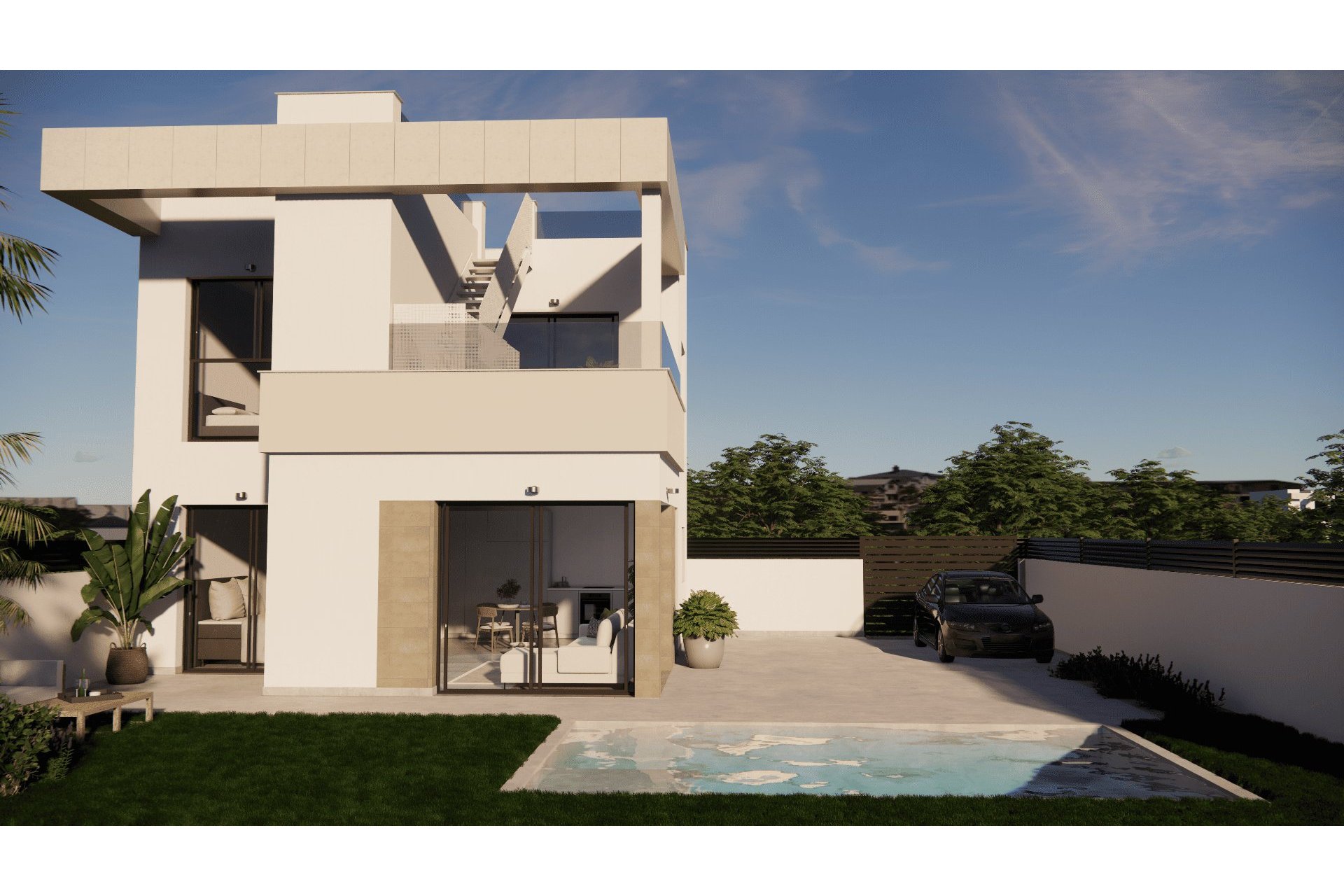 Obra nueva - Villa / Semi pareado -
Los Montesinos - Montesinos