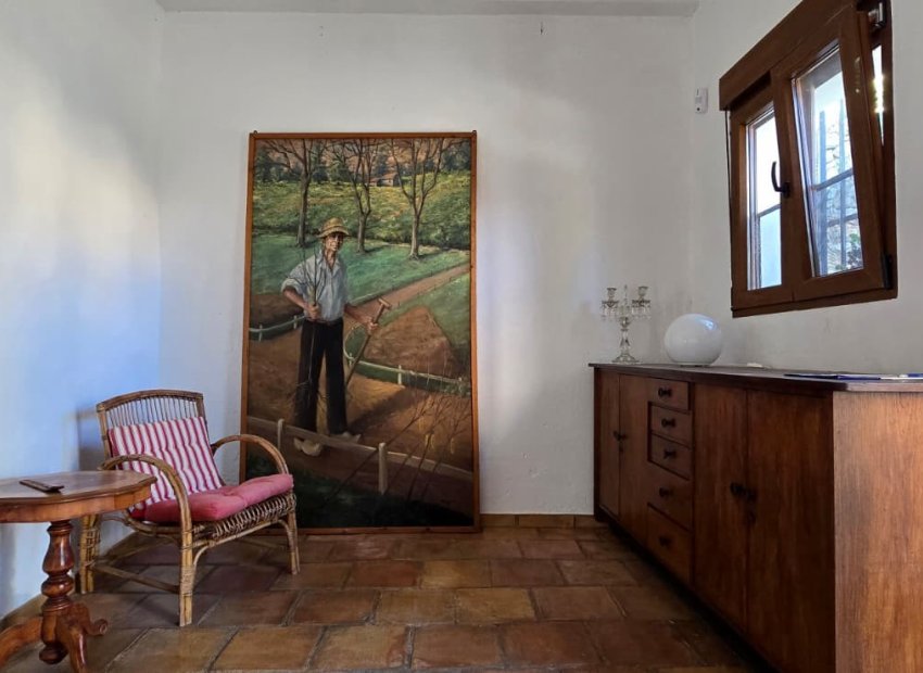Patio - Dom wolnostojący na sprzedaż w Callosa d’en Sarrià (Costa Blanca)