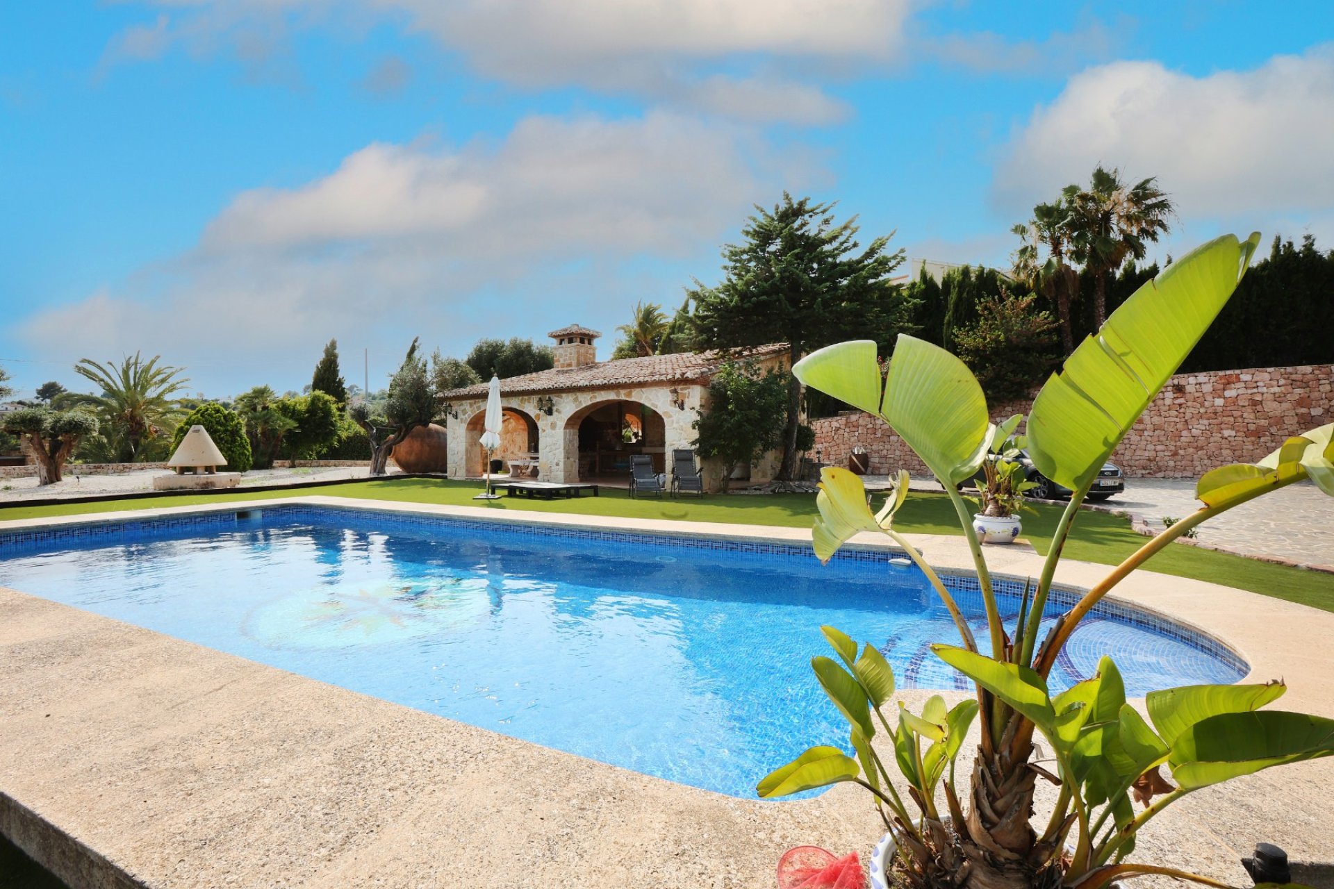 piscina - En venta chalet independiente en Benissa, Costa Blanca Norte