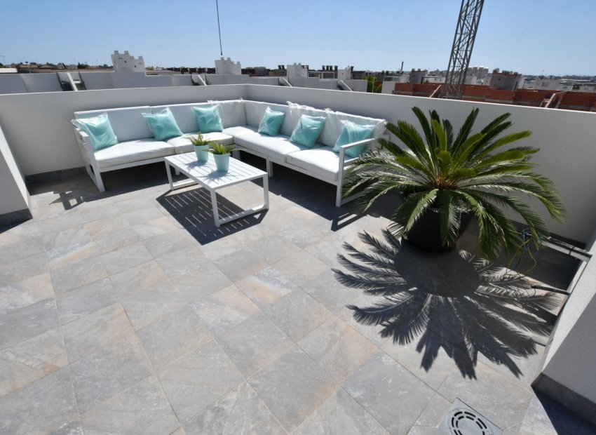 Piscina - Residencial con Piscina y Jardin en San Miguel de Salinas, Alicante (Costa Blanca Sur)