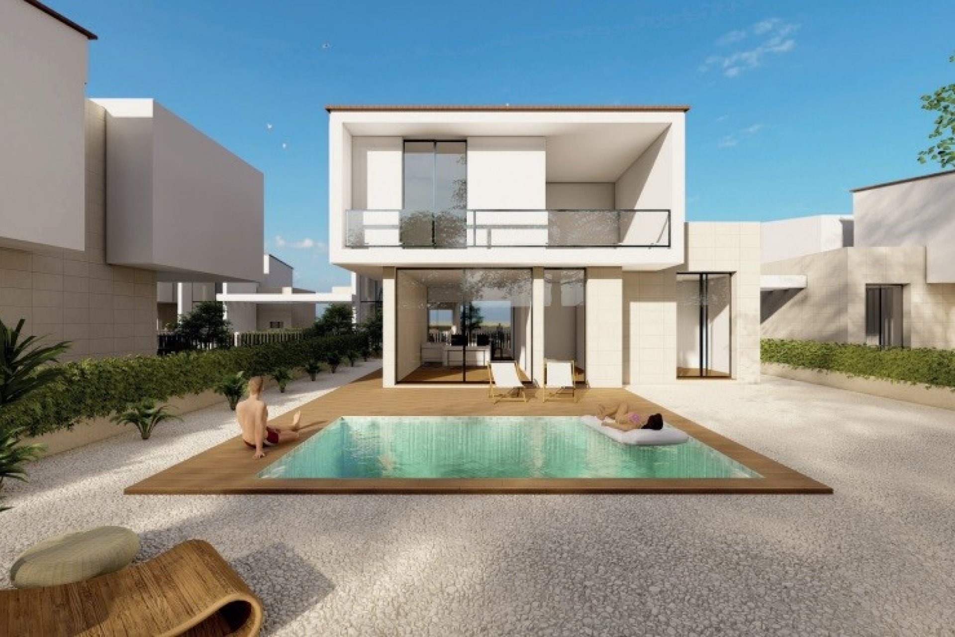 Piscina - Villa de obra nueva Vila Natura en La Nucia (Costablanca - Alicante)