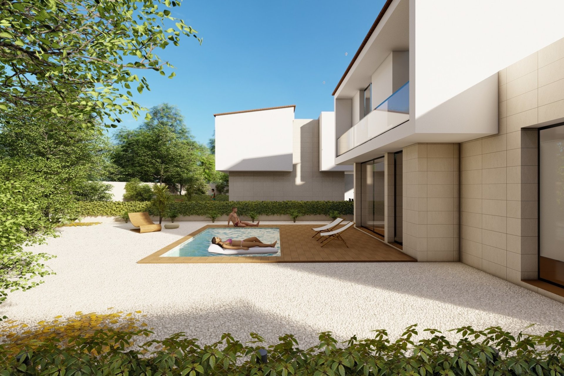 Pool - Villa de obra nueva Vila Natura en La Nucia (Costablanca - Alicante)