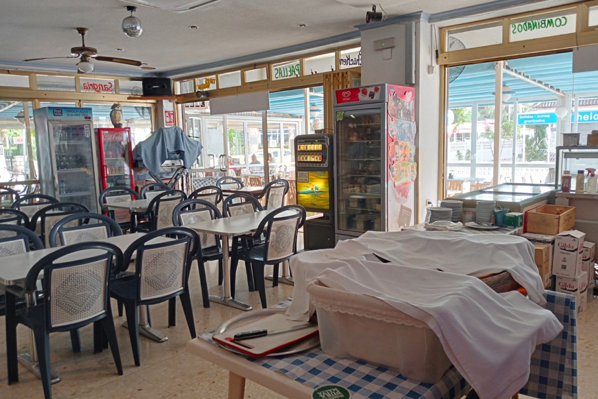 Salle à manger - Local commercial avec activité en cours près de la plage à Benidorm (Costa Blanca - Alicante)