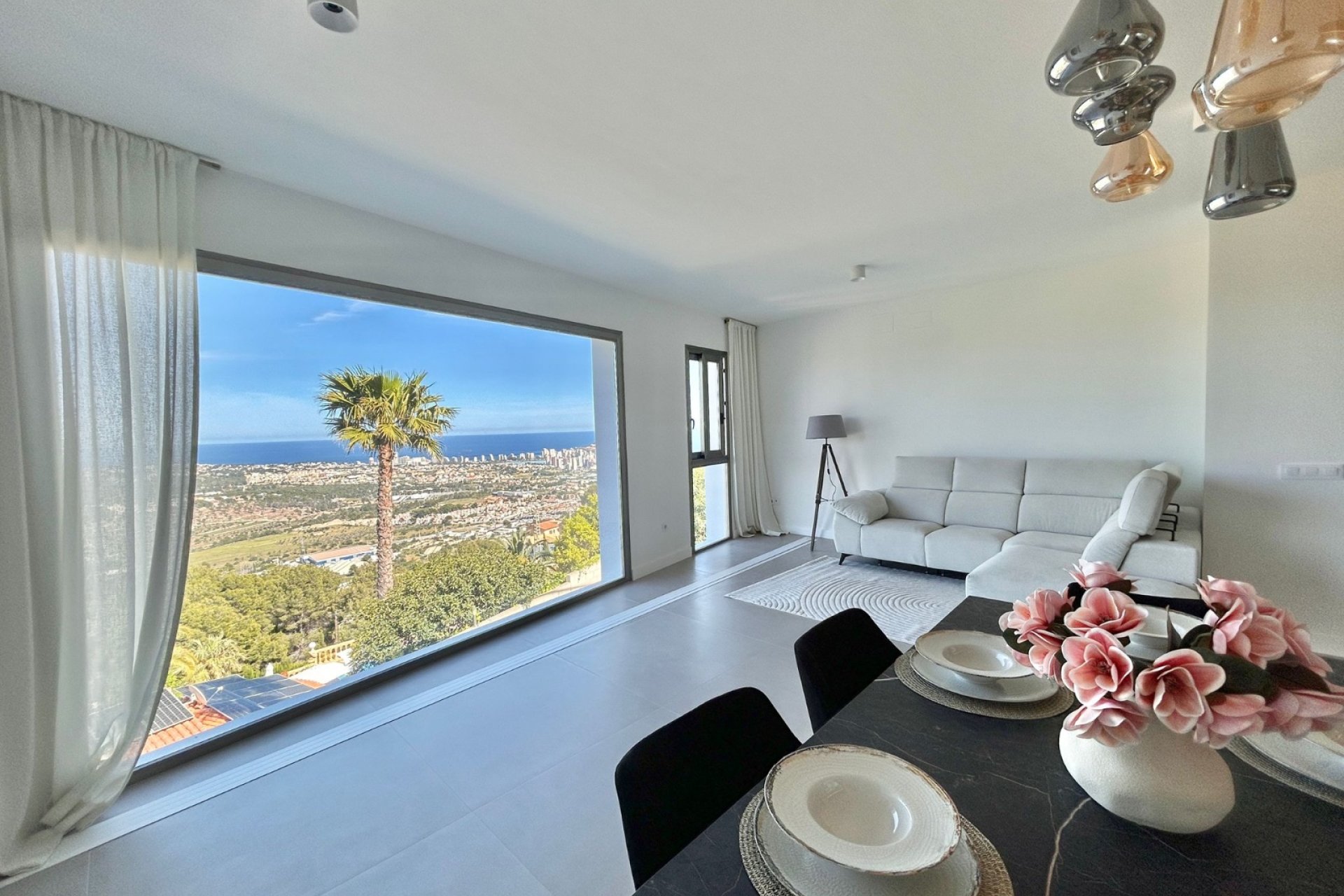 Salon - Adosado con vistas al mar en Calpe  (Costa Blanca)