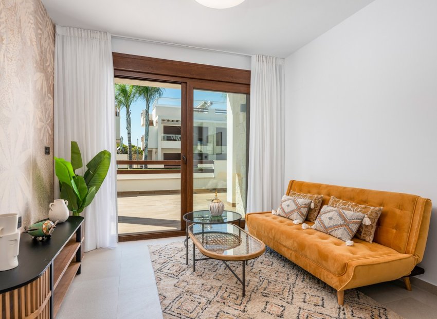 Salón - Bungalow de obra nueva en los Balcones (Torrevieja)