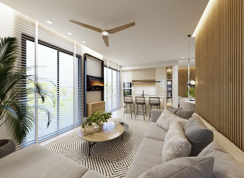 Salon - Ekskluzywny kompleks apartamentów z basenem w Santa Rosalía Resort – Torre Pacheco, Costa Cálida