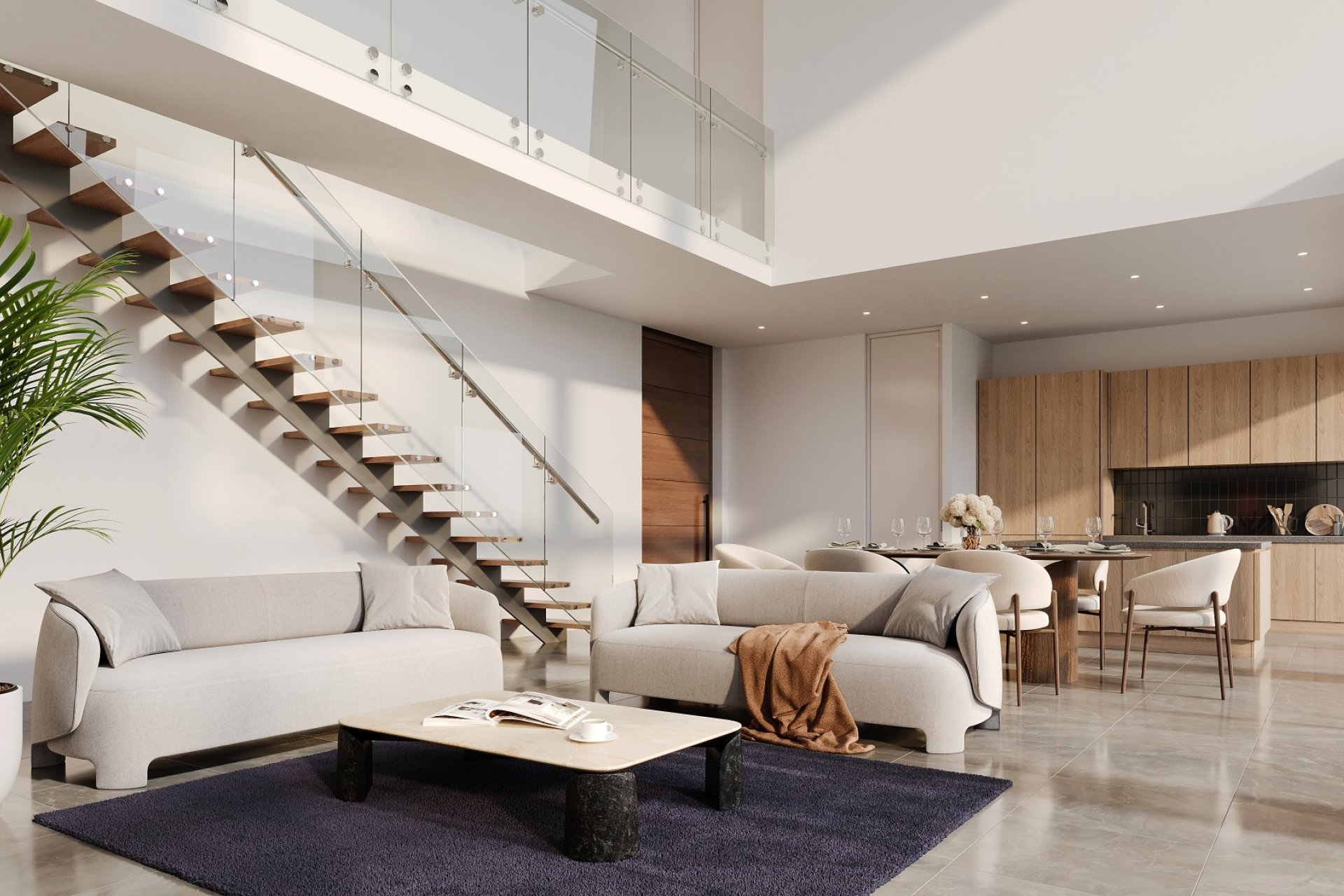 Salon - Exclusivas villas de lujo con vistas al Mediterráneo en Calpe (Calpe - Costa Blanca)