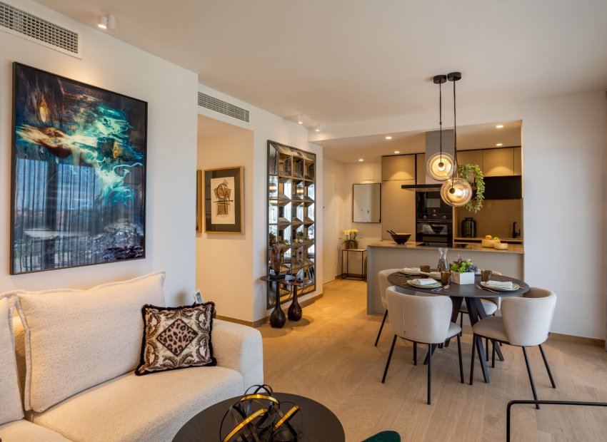 Salón - Exclusivo Residencial de Apartamentos en Primera Línea de Golf, La Finca Golf, Algorfa, Alicante (Costa Blanca Sur)