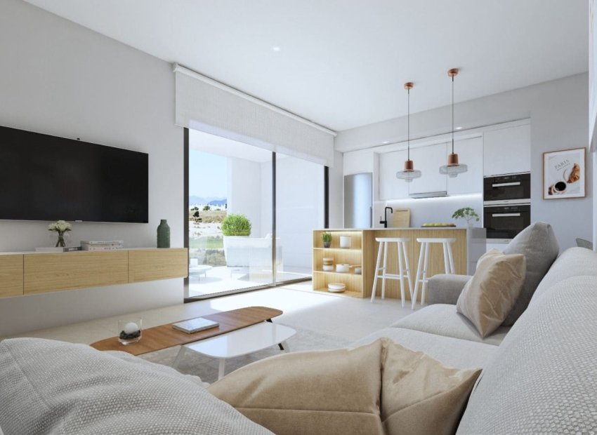 Salon - Luksusowe apartamenty w pierwszej linii pola golfowego, Condado de Alhama (Murcja – Costa Cálida)