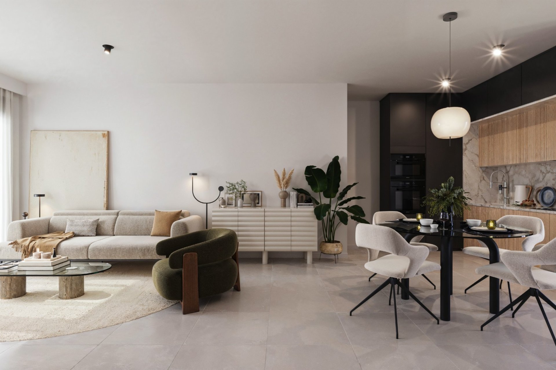 Salon - Nowoczesne bungalowy w San Miguel de Salinas – Costa Blanca Południe