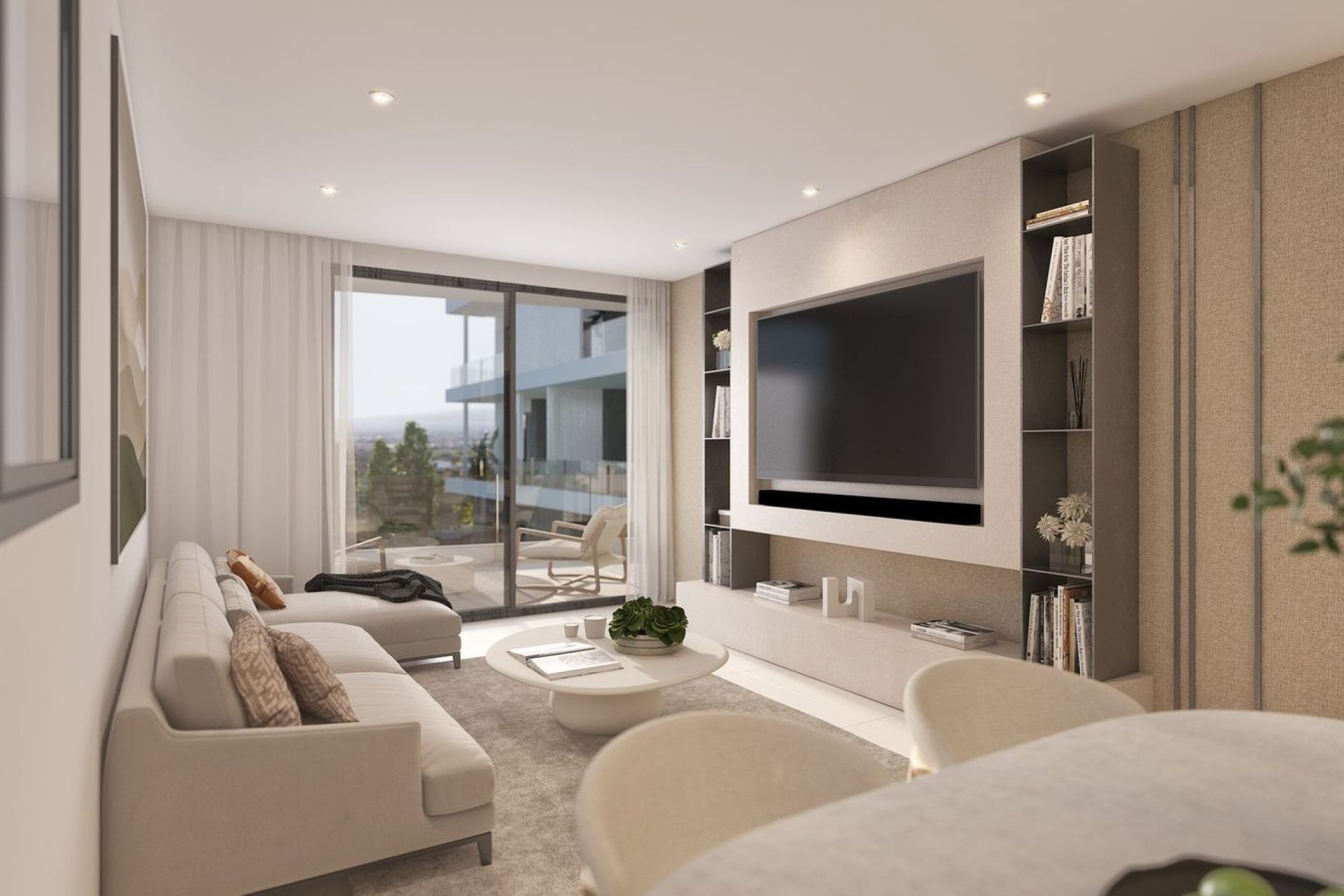 Salón - Nueva Promoción de Apartamentos en Benijófar, Alicante (Costa Blanca Sur)