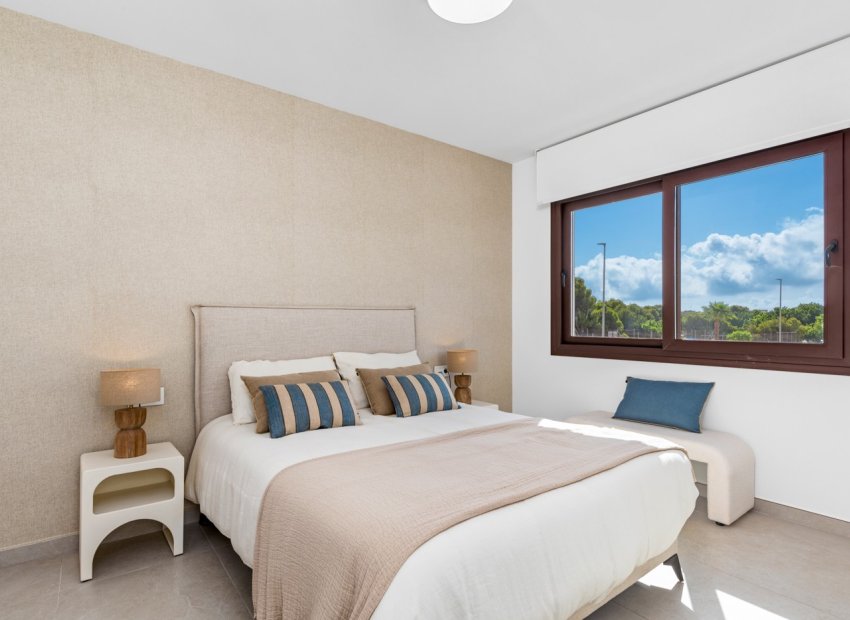 Salón - Villas a pocos metros de Mil Palmeras, Pilar de la Horadada, Alicante (Costa Blanca Sur)