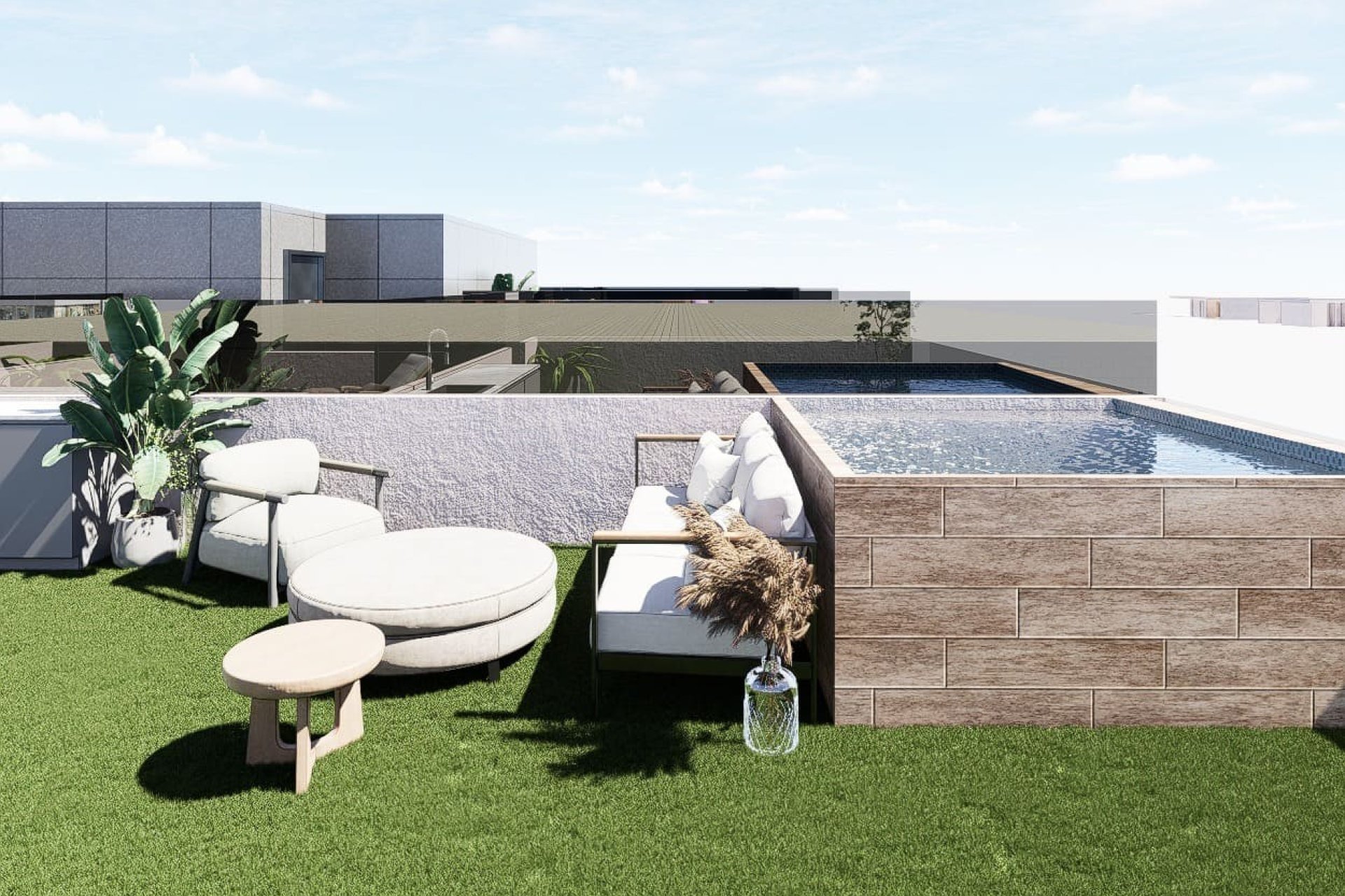 Solarium - Apartamentos con Terraza y Solarium en Pilar de la Horadada, Alicante (Costa Blanca Sur)