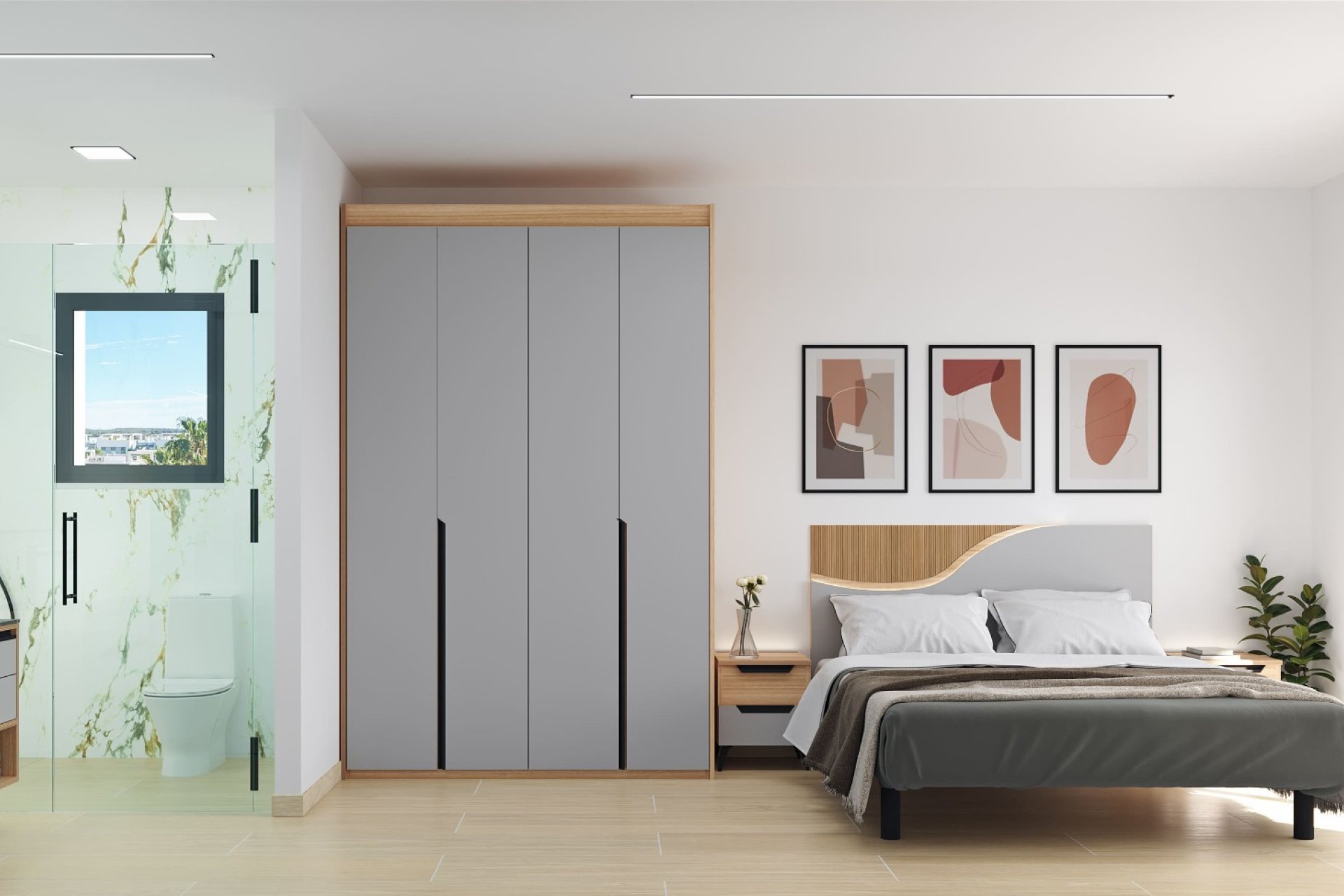 Sypialnia - Apartamenty turystyczne w Guardamar del Segura, Alicante (Costa Blanca Południe)