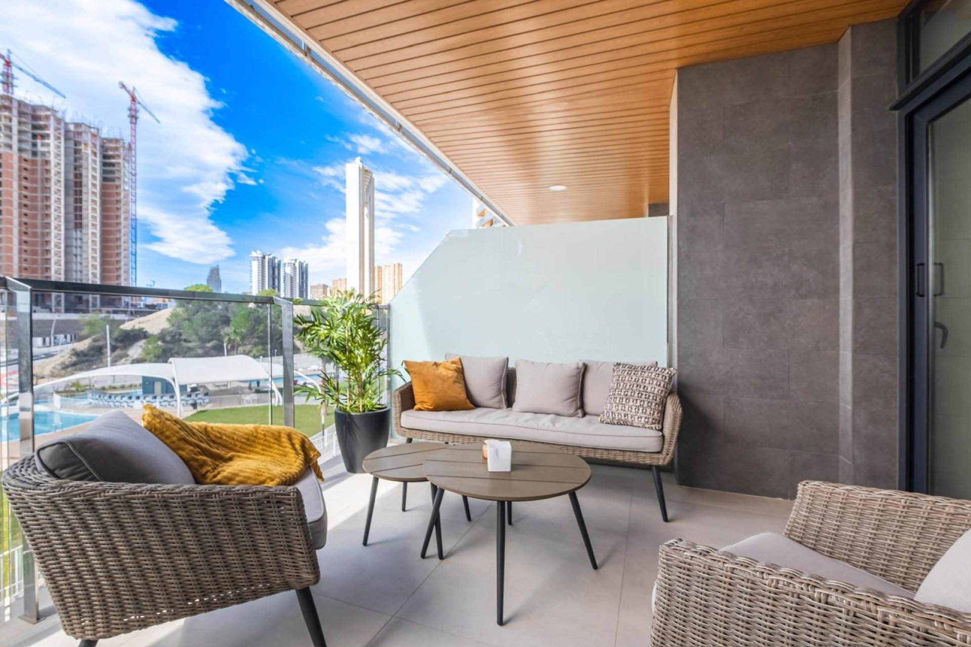 Taras - Luksusowy apartament blisko plaży (Benidorm – Costa Blanca)