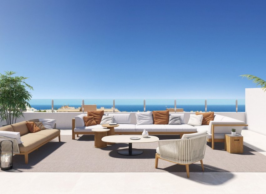 Taras solarium - Nowa inwestycja apartamentów w La Mata, Torrevieja (Alicante – Costa Blanca Południe)