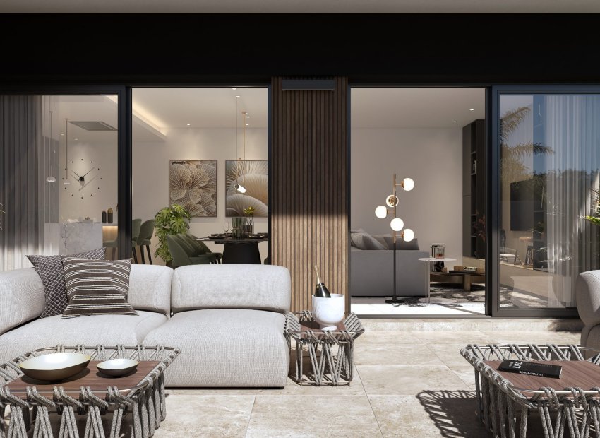 Terrace - Villas with Pool in Lo Marabú, Ciudad Quesada, Rojales, Alicante (South Costa Blanca)