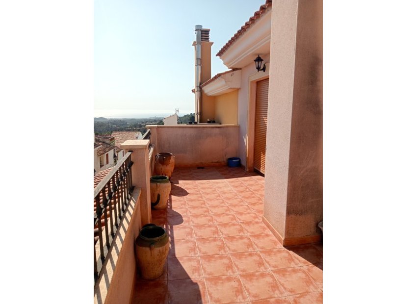 Terrasse - Charmant Chalet Mitoyen au Cœur de La Nucía (Costa Blanca)  