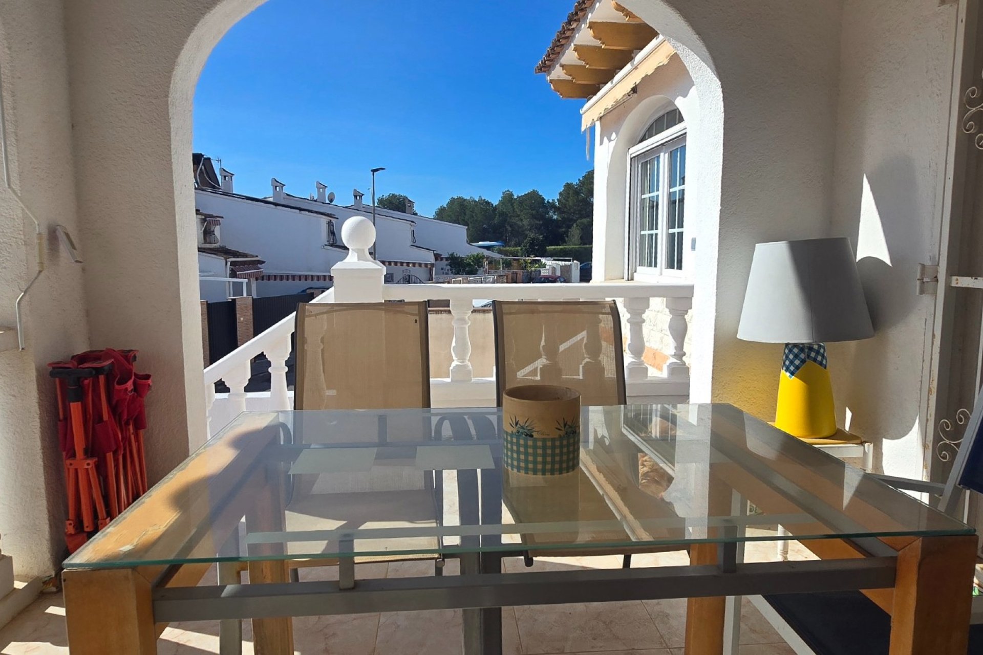 Terraza - Chalet adosado a la venta en Alfaz del Pi con vistas al mar - (Alfaz del Pi - Costa Blanca)