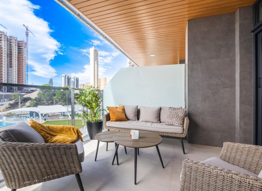 Terraza - Lujoso apartamento cerca de la playa (Benidorm - Costa Blanca)