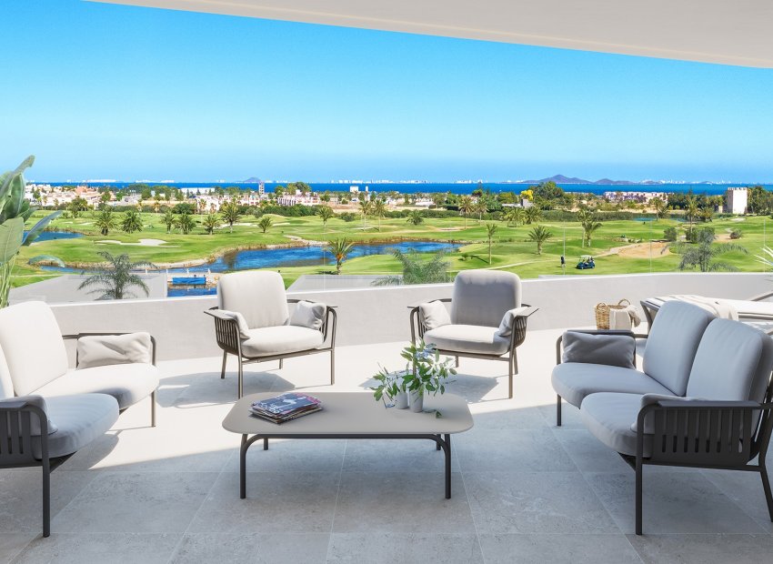 Terraza - Nuevo Residencial en La Serena Golf, Los Alcázares, Murcia (Costa Cálida)