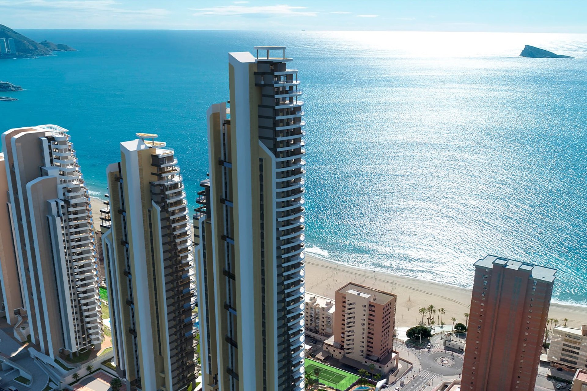Ubicacion - Exclusivos bloques de Apartamentos en Playa de Poniente, Benidorm (Costa Blanca Norte)