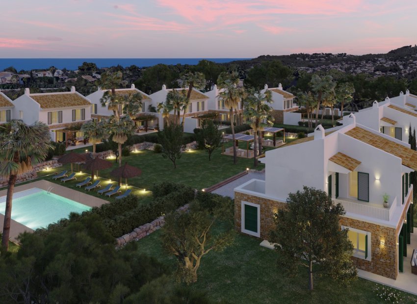 vista general - Villas de obra nueva en venta en Jávea, Costa Blanca Norte, Alicante