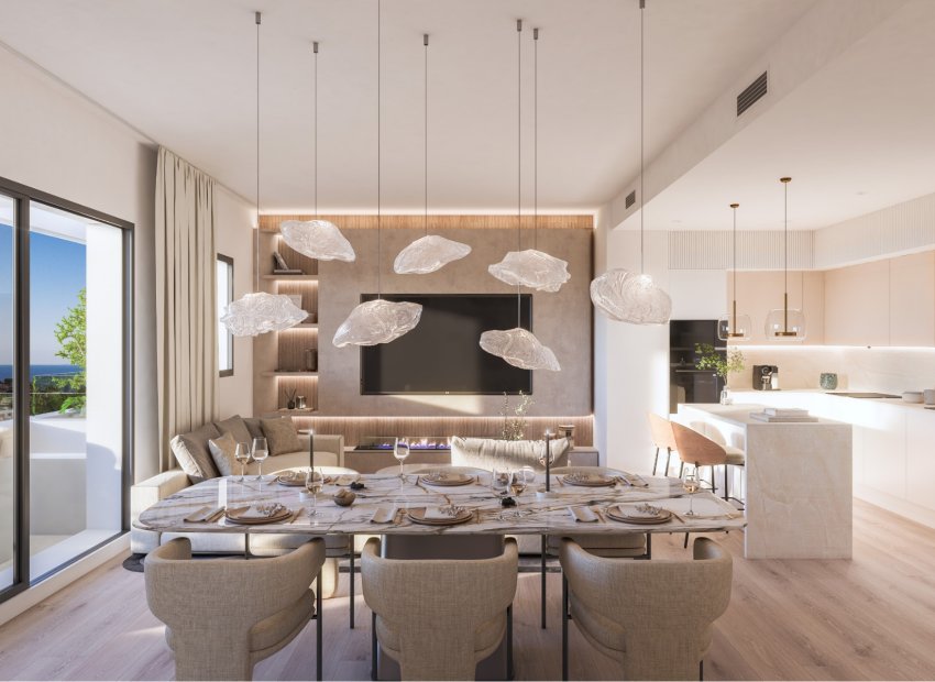 Vistas roof top - Exclusivo residencial de apartamentos y áticos junto al mar en Villajoyosa (Alicante - Costa Blanca)