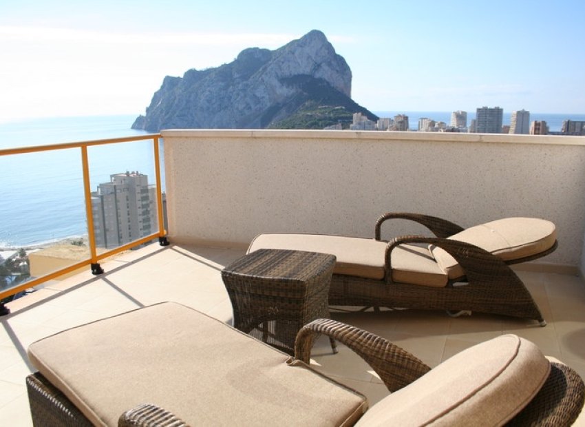 Widoki - Dwupoziomowy penthouse w Calpe (Hiszpania - Costa Blanca)