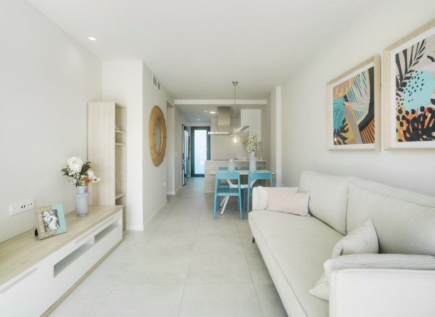Zonas Comunes - Residencial con Piscina a 600 metros de la Playa de Mil Palmeras, Alicante (Costa Blanca Sur)