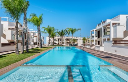 Piscina - Bungalow de obra nueva en los Balcones (Torrevieja)