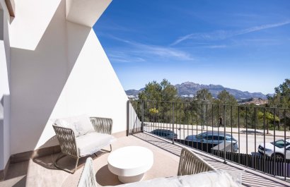 Obra nueva - Villa -
Polop - Alberca