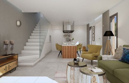 Salón - Residencial de Villas Adosadas con piscina privada en Daya Nueva, Alicante (Costa Blanca)