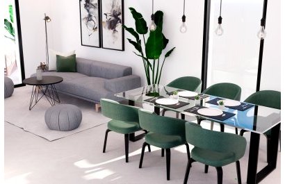 Salón - Exclusivo Residencial con Piscina y Jacuzzi en Finestrat, Alicante (Costa Blanca Norte)
