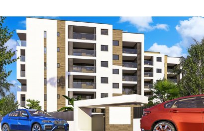 Fachada - Residencial con Piscina a 600 metros de la Playa de Mil Palmeras, Alicante (Costa Blanca Sur)
